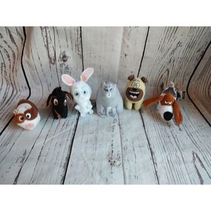 McDonald’s Happy Meal Secret Life of Pets Plush Mini Toy 6 piece lot